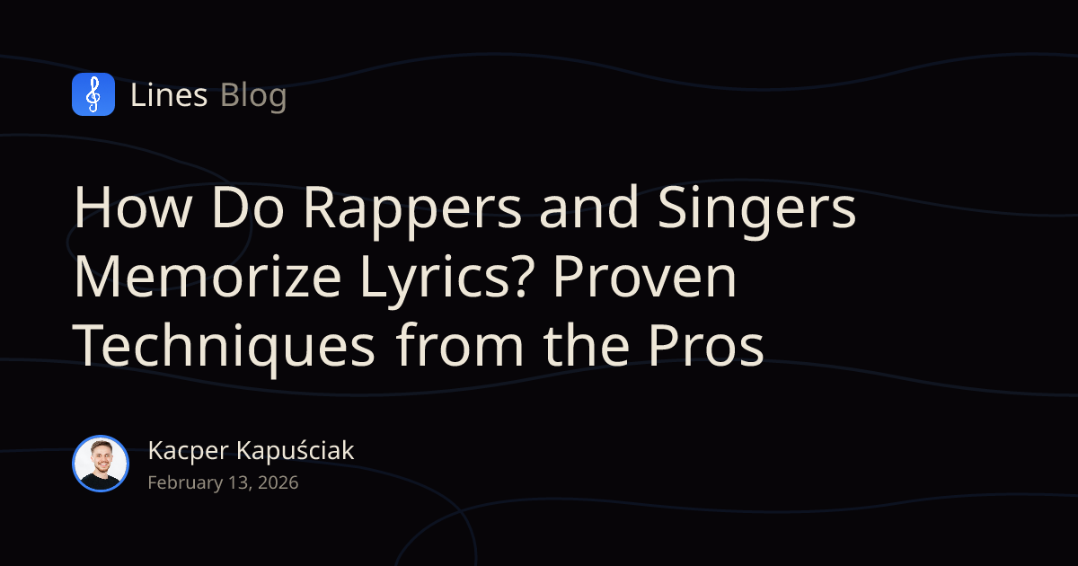 How Do Rappers and Singers Memorize Lyrics? Proven Techniques from the Pros